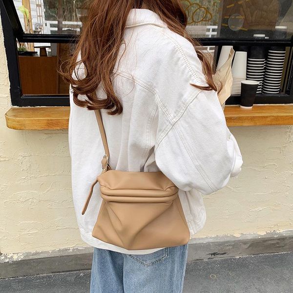 

cross body women's retro large capacity air clip bag single shoulder crossbody