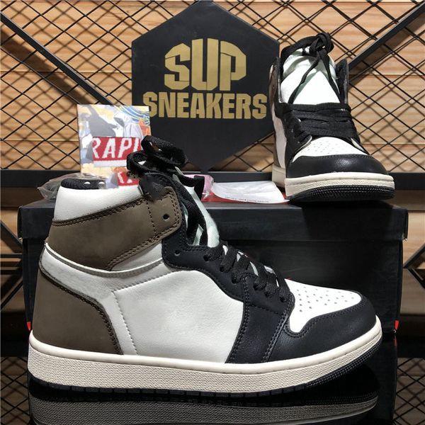 

travis scott x fragment shoes 1s dark mocha men women basketball sports sneakers retro off white chicago university blue jumpman running tra