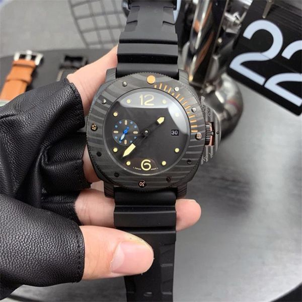 

wristwatches fashion watch for man auto date waterproof 1860 mechanical(automatic) men's rubber strap wristwatch, Slivery;brown