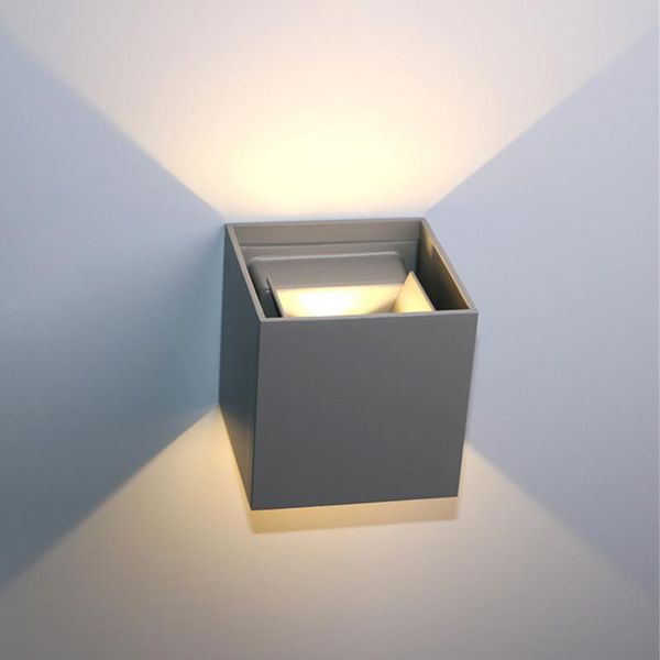 

wall lamp 7w led up and down sconce waterproof ac 85-265v for home bar cafe