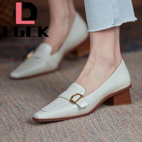 

spring summer single shoes beige elegant high heels square head work shoes fashion women's career office pumps, Black