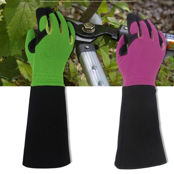

disposable gloves 1 pair women professional gardening thorn proof flower planting yard work long garden