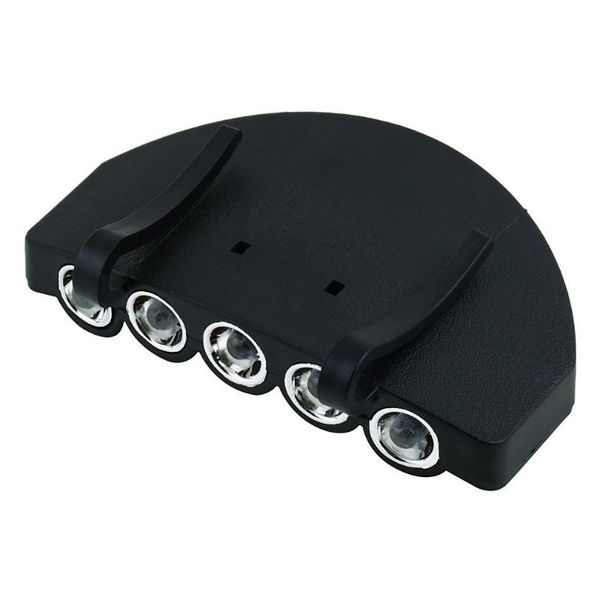 

practical head lamp 5 led head light fishing for outdoor camping hunting hiking hat torch hunt cap with clip