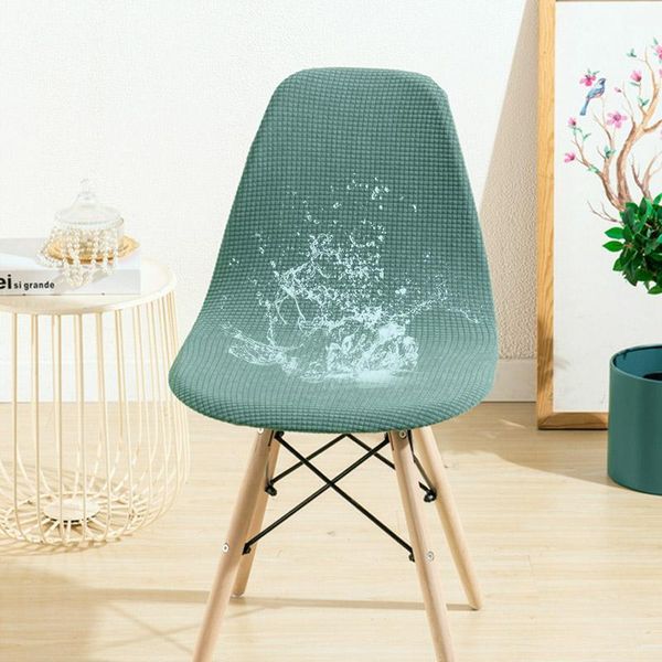 

chair covers waterproof cover stretch modern style for kitchen dining room shell chairs slipcovers armless accent