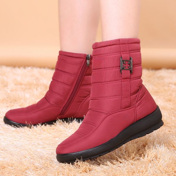 

women snow boots new standing in winter shoes women's 2pdc, Black