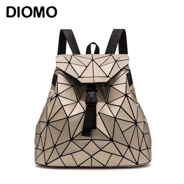 

diomo irregular geometric triangle sequin backpack women bagpack fashion female backpacks for girls rugzak back pack 210303