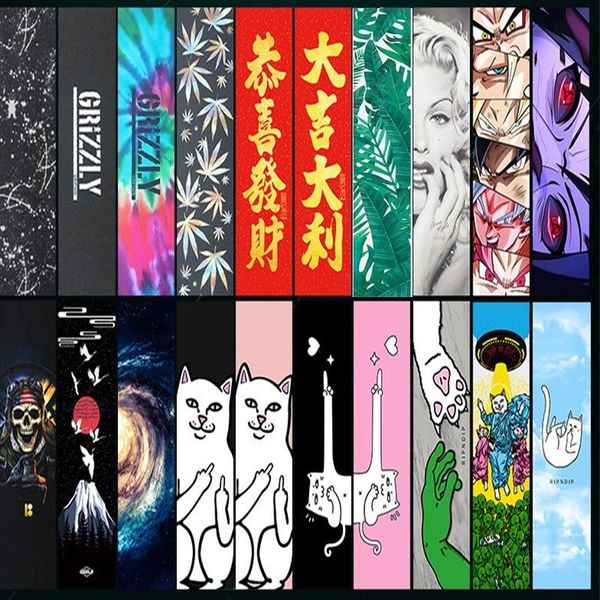 

skateboarding 84*23cm skateboard sandpaper scooter deck griptape longboard abrasive paper electric board grip tape skate