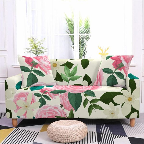 

chair covers 3d floral tropical leave sofa cover for living room stretch slipcovers elastic sectional couch 3 seater l shape
