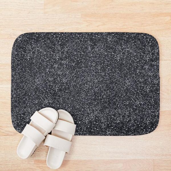 

bath mats shiny black onyx metallic glitter mat custom one direction doormat home decor door floor foot pad