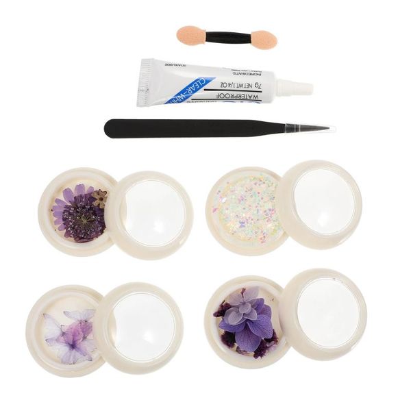 

sponges, applicators & cotton 4pcs female makeup sequins decorative cosmetic adornments patches