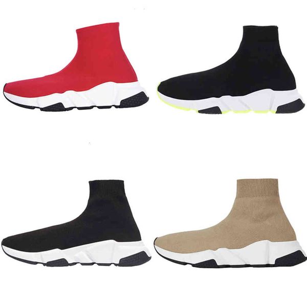 

new paris fashion luxury brand high-elastic socks shoes men and women sports walking made mesh casual, Black