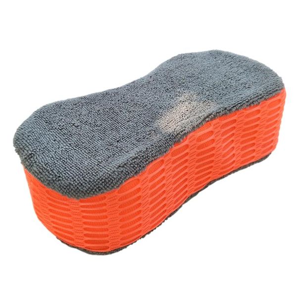 

car sponge home wash extra large cleaning honeycomb coral orange thick block supplies auto tools absorbent