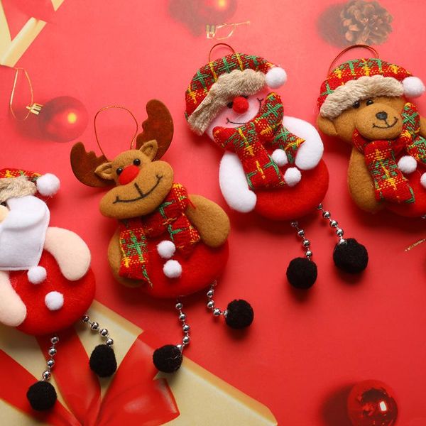 

christmas decorations tree clothes hanger doll old man snow dress up