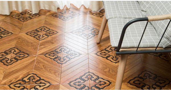 Chinês Nó Design Natural Cor Branco de Carvalho Parquet Piso De Madeira Revestimento de Revestimento de Revestimento De Rowood Cerâmico