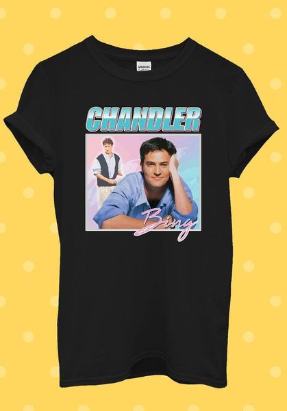 

men's t-shirts friends chandler bing funny gift 90s t shirt men women baggy boyfriend 2339 oversized t-shirt for, White;black