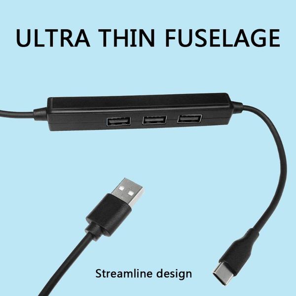 

hubs portable 3 in 1 usb 2.0 hub male to female splitter 480mbps adapter extension cable charge