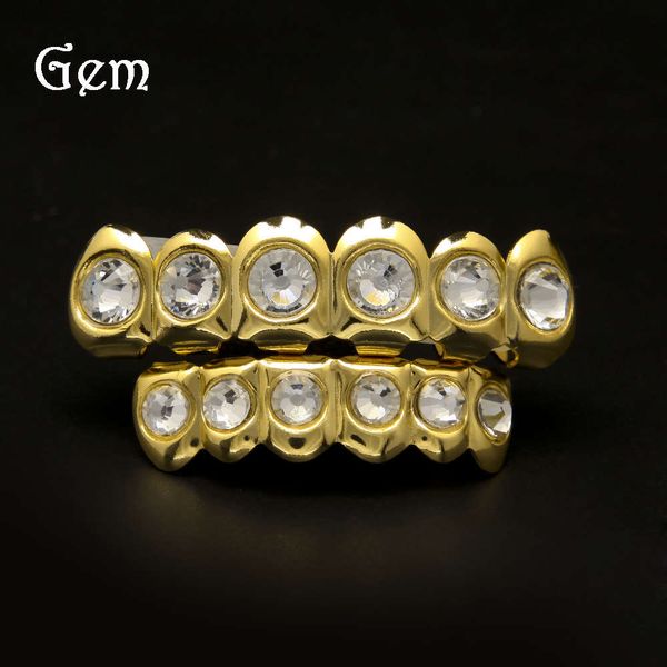 

hip hop cool piece, double row blingbling big round drill, Silver