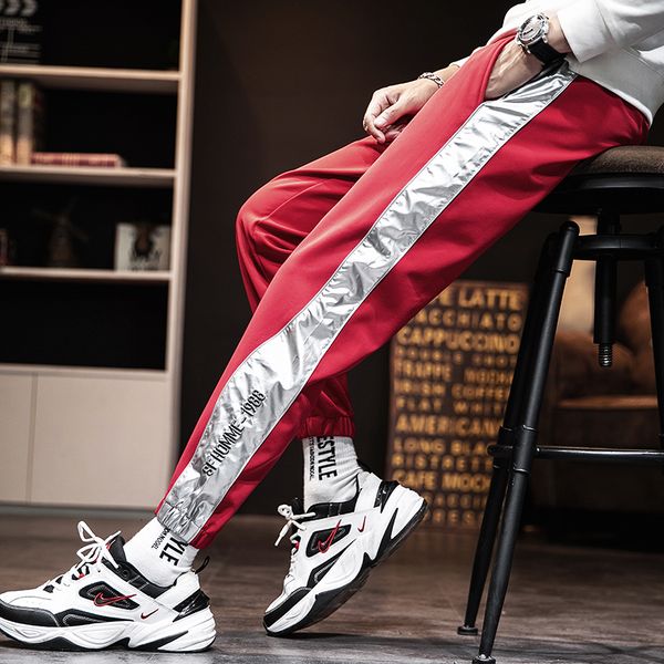 

new 2021 brand sweatpants mens clothing joggers pants plus harajuku fashion homme casual style black clothes s8z5