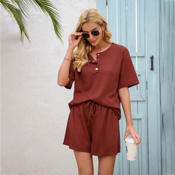 

women's tracksuits casual tracksuit women two piece set summer t-shirts and shorts sets solid color print short sleeve tees female suit, Gray