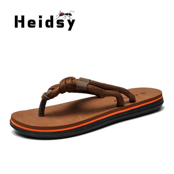 

slippers windriderism arrival men flip flops design outdoor solid color lightweight summer sandals, Black