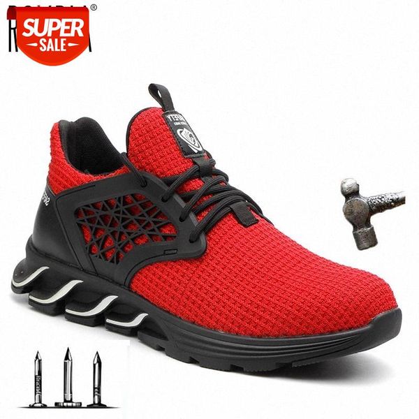 

steel toe cap men safety boots fashion plus size 36-48 women work sneakers casual male shoes roxdia brand rxm162 #oy7i