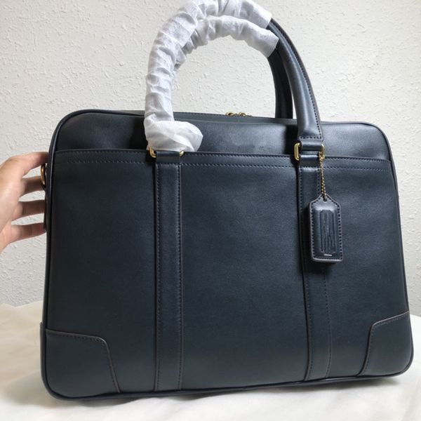 

end high leather men's briefcase