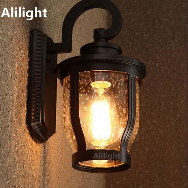 

wall lamps loft antique waterdrop waterproof design light shade lamp sconce modern indoor outdoor lighting edison vintage fixture