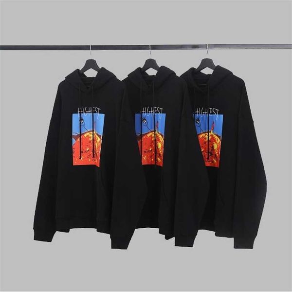 

travis scott match man hoodie sweater loose high street hip hop rap coat, Black