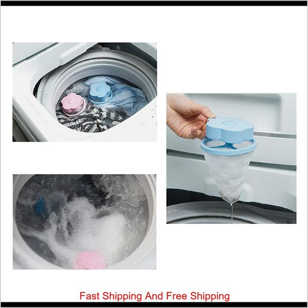 

reusable washing machine floating lint mesh bag portable washer lint catcher, hair filter net pouch, wash qylwbz pthome