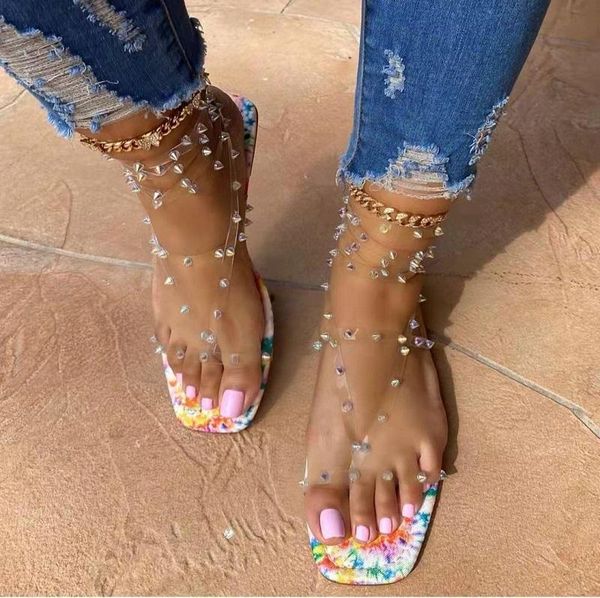 

sandals lady flat beach summer women walking shoes ladies outdoor footwear female roman rivet long strap flip-flop, Black