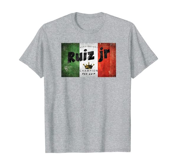 

extended lunch break: andy ruiz jr vintage champion t-shirt, White;black