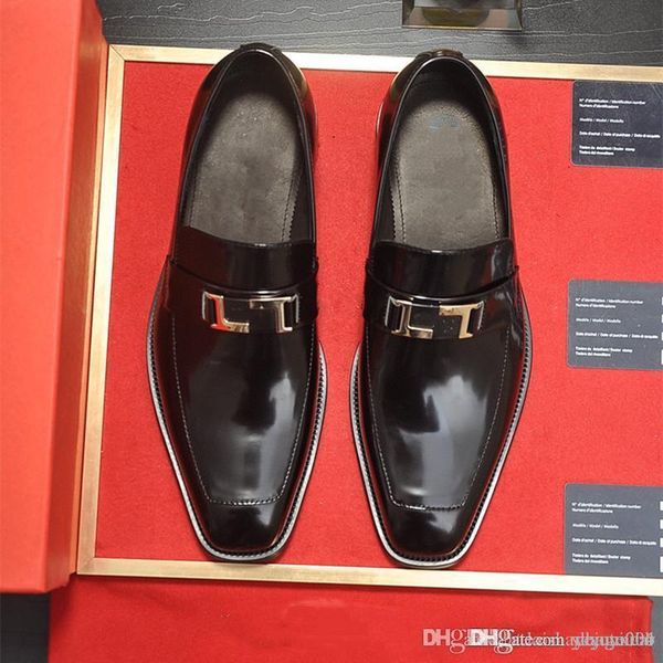 

leather flats shoes men suede stylist shoes spikes genuine leather sneakers low flat rivets men's leather shoes, Black