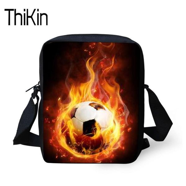 

backpacks thikin kids boys messenger crossbody bag ball games print shoulder bags for children travel kindergarten clutch