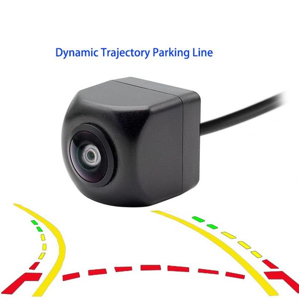 

car rear view cameras& parking sensors hd real 170 degree angle fisheye lens dynamic trajectory line reverse backup camera for monitor