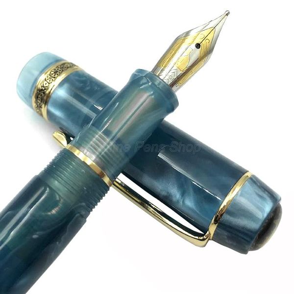 

fountain pens kaigelu 316 noble marble celluloid pen 22kgp medium nib dark blue phantom pattern for writing with gift box