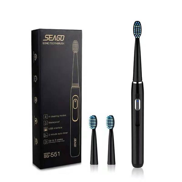 

sonic rechargeable electric toothbrush with soft dupont nylon bristles dentist recommended