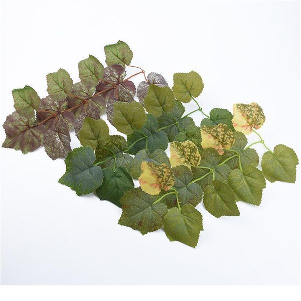 

10pcs silk maple leaf diy wedding gifts artificial plants for home decoration christmas decorative flowers wreaths brid jllzix