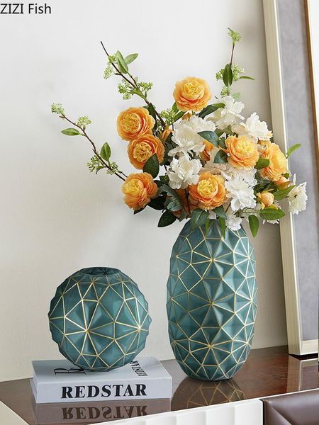

glass vase matte geometry phnom penh abstract geometry modern home decoration flower vase hydroponic flower arrangement