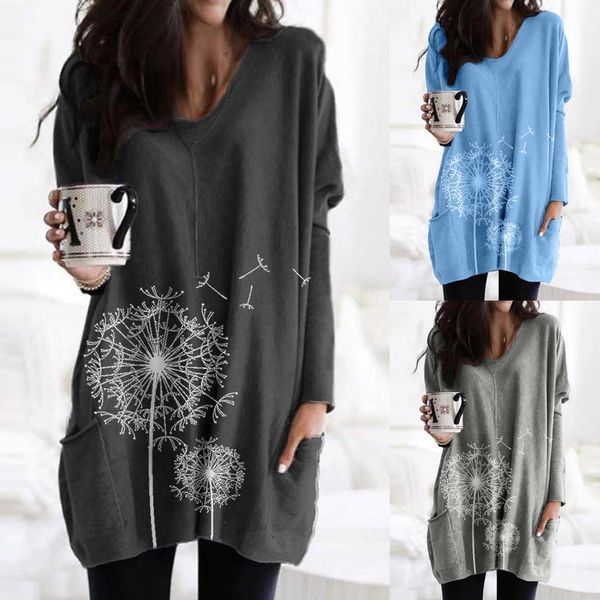 

tshirt women casual plus size o-neck print pocket long sleeve patchwork poleras camiseta mujer women harajuku t shirt, White