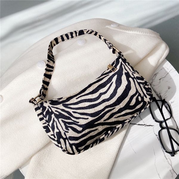 

womens bags 2021 new fashion animal prints designer baguette shoulder bag female canvas handbags sac a main ing