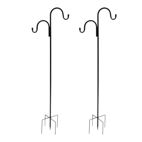 

hooks & rails 2pcs garden lamps hangers yard streetlamp shepherd iron hanging hook