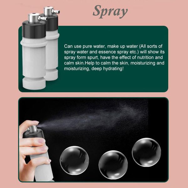 

3 in 1 vacuum spray beauty machine facial toner diffused jet sprayer blackhead oil suction removal skin hydration deep moisture