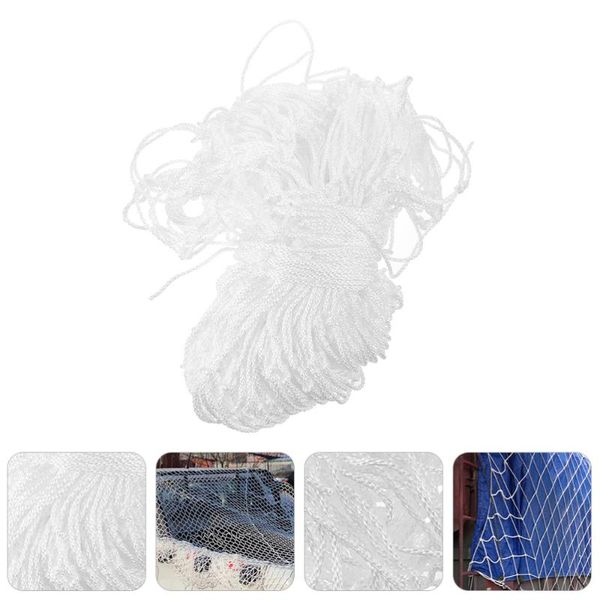 

laundry bags 1pc heavy cargo net container protection reusable (white)