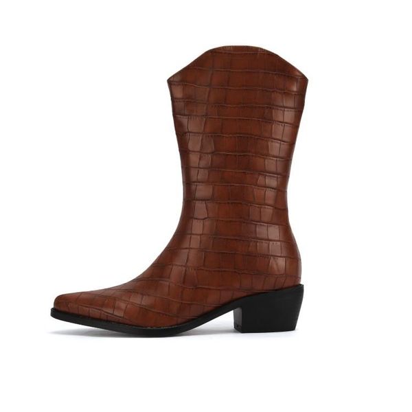 

boots big size pointed women shoes ankle for ladies woman winter, Black