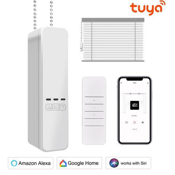 

smart home control tuya wifi/zigbee curtains motor for chain roller blinds shade shutter electric curtain motorized drive alexa google