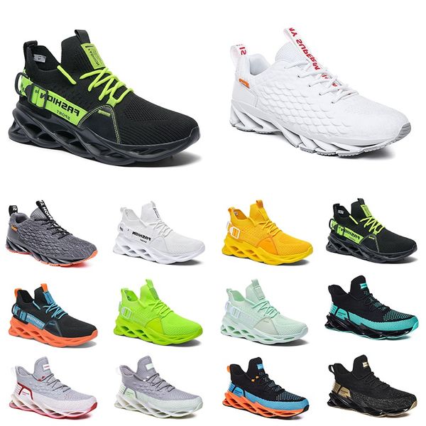 Per scarpe traspiranti Uomo Corsa Comodo Jogging Triple Nero Bianco Rosso Giallo Neon Grigio Arancione Sport Sneakers Scarpe da ginnastica Taglia 7-11 GAI 952 Comtable