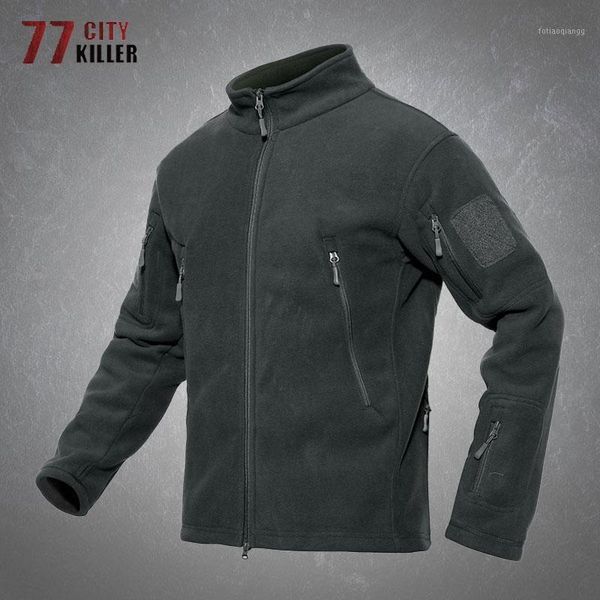 

men's jackets fleece tactical jacket men winter thicken warm multiple pockets coats male army commute combat military soft shell mens, Black;brown