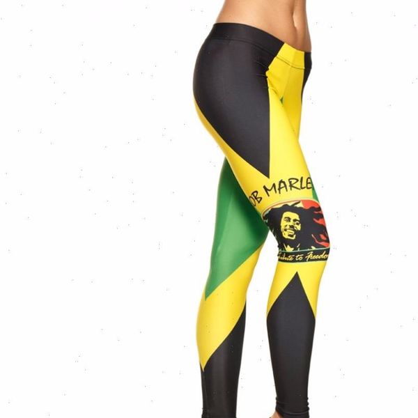 

causal leggings womens fashion print leggings pants disco pants legging feminino ropa mujer jeggings bob marley leggings, Black