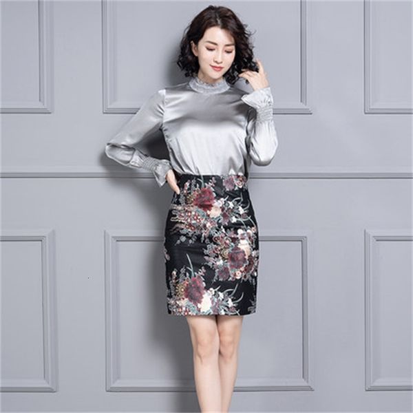 

2021 genuine new fashion sheep skirt royal leather k21 yjy8, Black