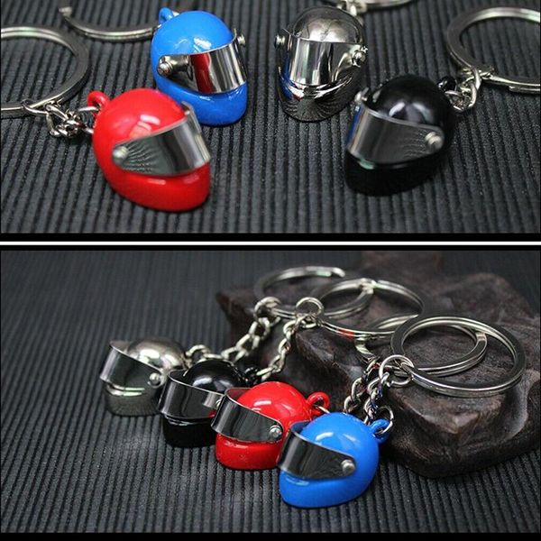 

keychains car keychain metal motorcycle helmet key chain 3d craft turbo charger ring bag charm accessories gift jewelry, Silver